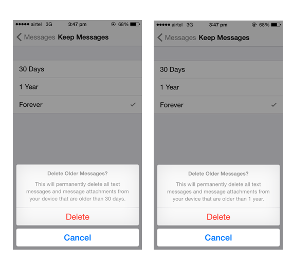 Как автоматически удалять старые текстовые сообщения на телефоне android и iphone-1