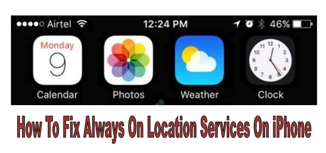 Исправить Always On Location Services на iPhone