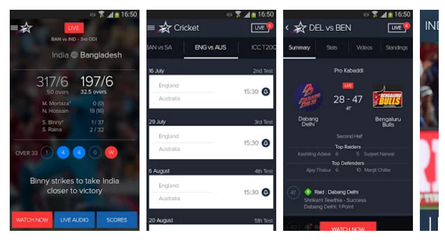 live cricket streaming free app for android