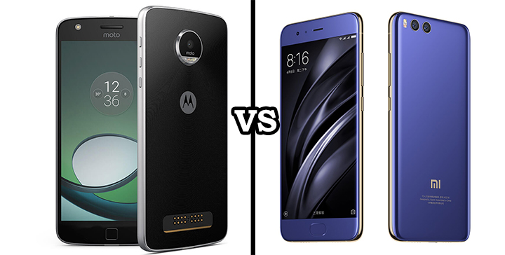 Moto Z2 Play vs Xiaomi Mi6 Price, Specifications, Comaparison