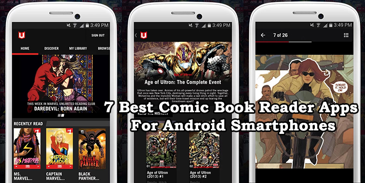 7 Best Comic Book Reader Apps For Android Smartphones