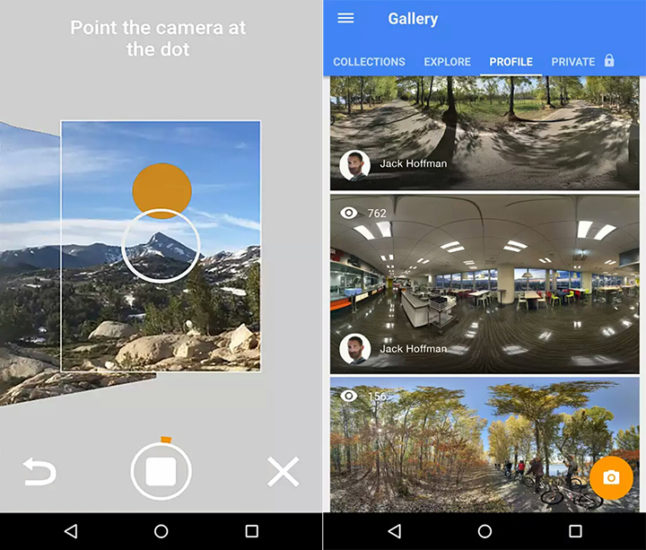 Как делать 360-градусные фотографии с помощью камеры смартфона