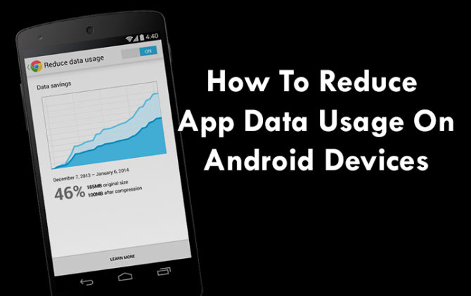 Как уменьшить использование данных приложений на устройствах Android