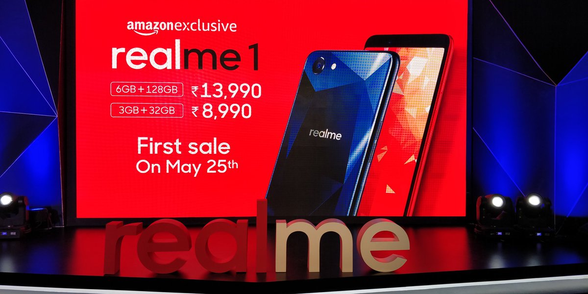 Oppo Sub-Brand Launches Realme 1 In India, Starts From Rs. 8,990