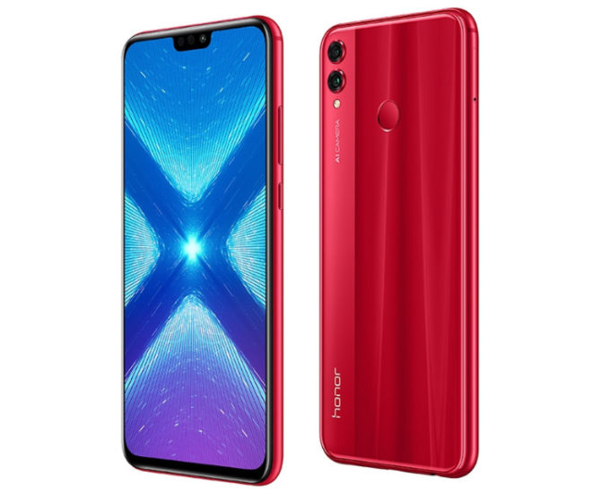 Honor 8X Red Color Variant