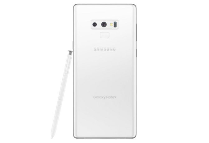 Samsung Galaxy Note 9 Snow White Variant