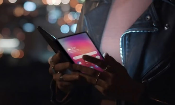 Samsung Foldable Smartphone