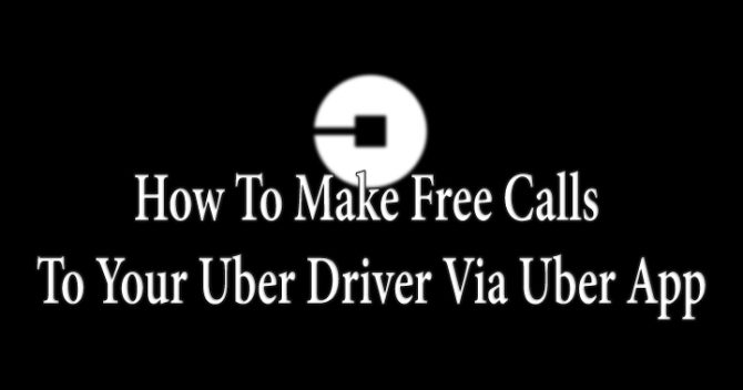 Как бесплатно звонить водителю Uber через приложение Uber