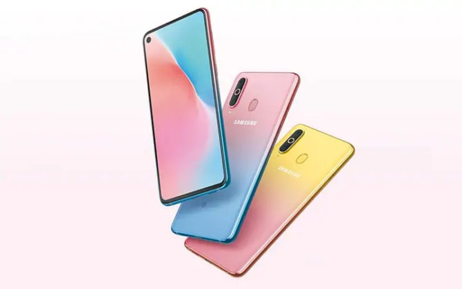 Samsung Galaxy A8s Pink Variants