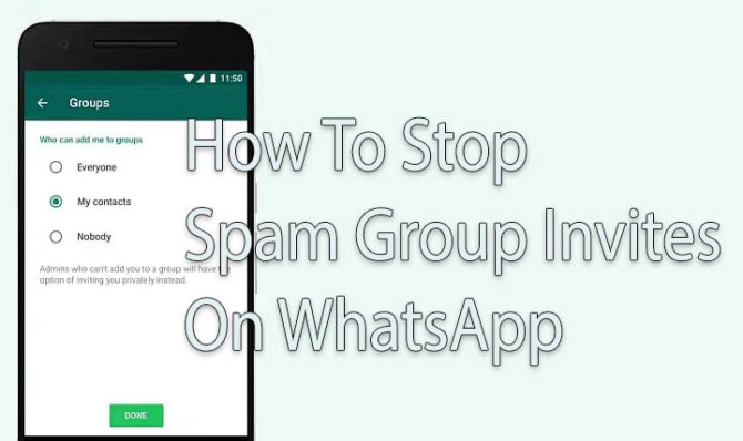Как остановить спам-приглашения в WhatsApp