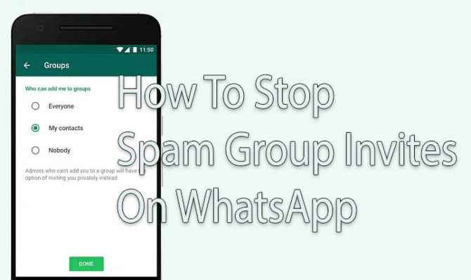 How To Stop Spam Group Invites On WhatsApp