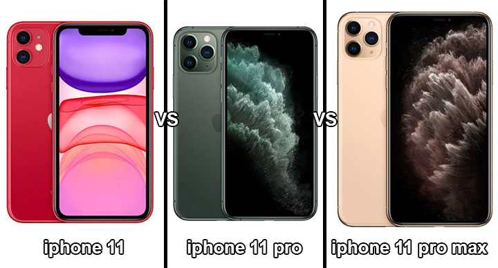 Apple iPhone 11 Vs iphone 11 Pro Vs iPho...