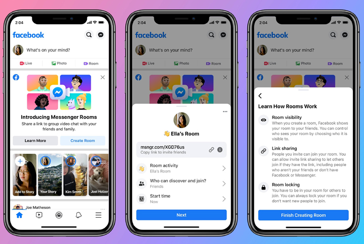 How To Make Group Video Calls Via New Facebook Messenger Rooms