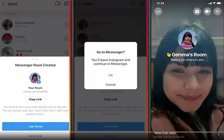 Как использовать комнаты обмена сообщениями в Instagram для групповых видеочатов