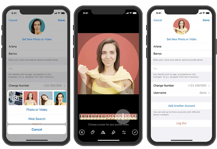 How To Upload Profile Videos On Telegram App