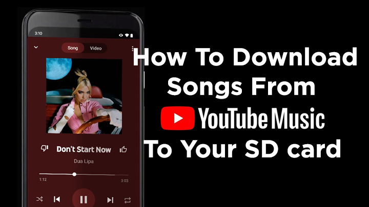 Как загрузить песни из приложения YouTube Music на SD-карту