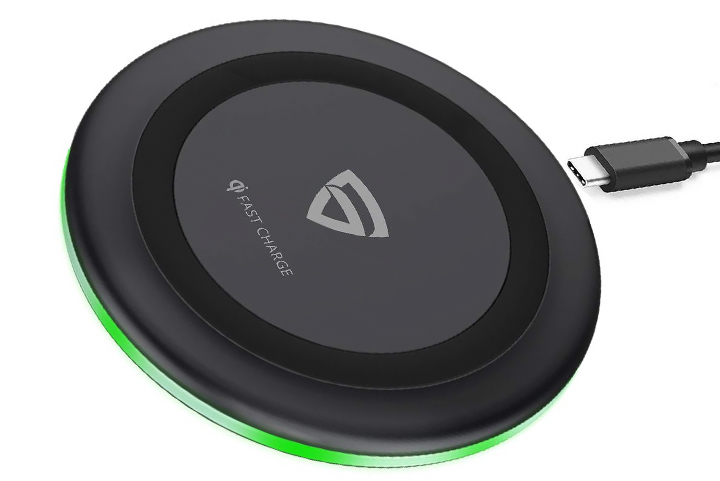 RAEGR Arc 500 Type-C PD Qi-Certified 10W Wireless Charger with Fireproof ABS