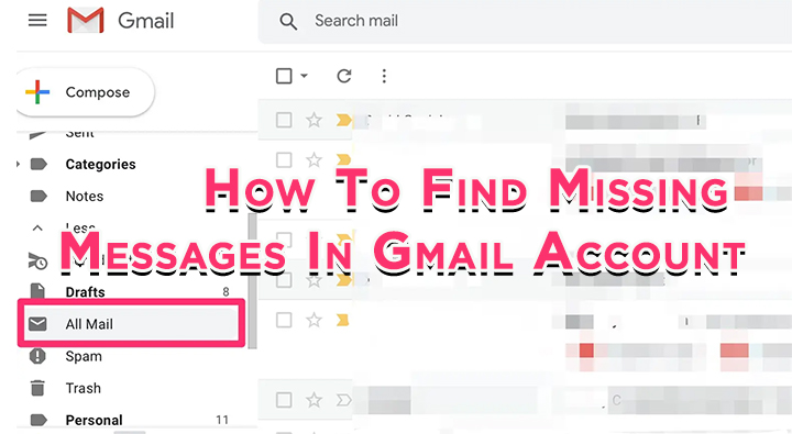 Как найти отсутствующие электронные письма в учетной записи Gmail