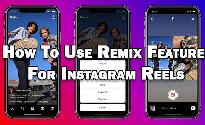 Как использовать функцию ремиксов для роликов Instagram