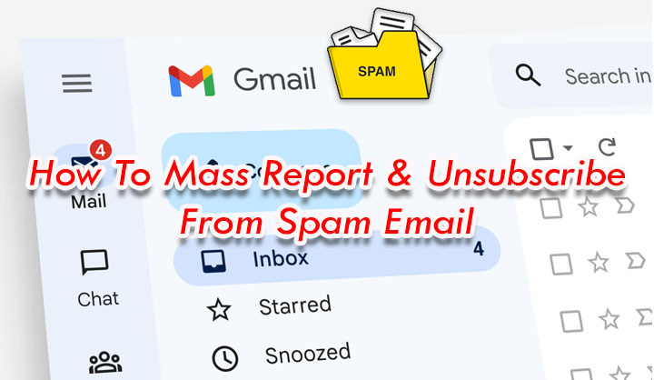 How To Mass Report and Unsubscribe From Spam Email