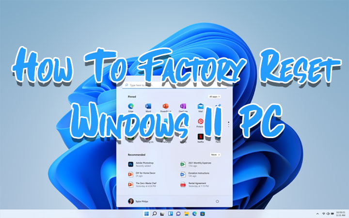 Как восстановить заводские настройки ПК с Windows 11 из настроек восстановления