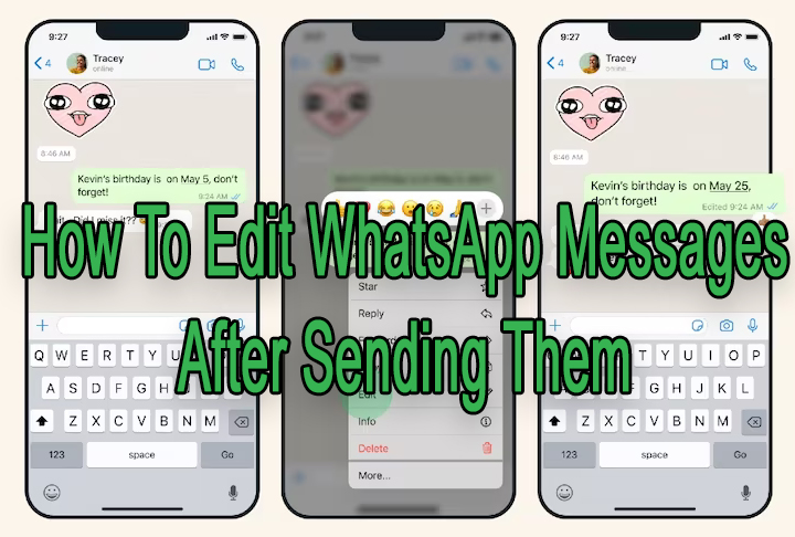 Как редактировать сообщения WhatsApp после их отправки