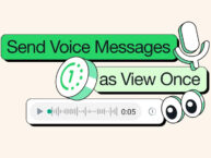 How To Send View Once Voice Message On WhatsApp